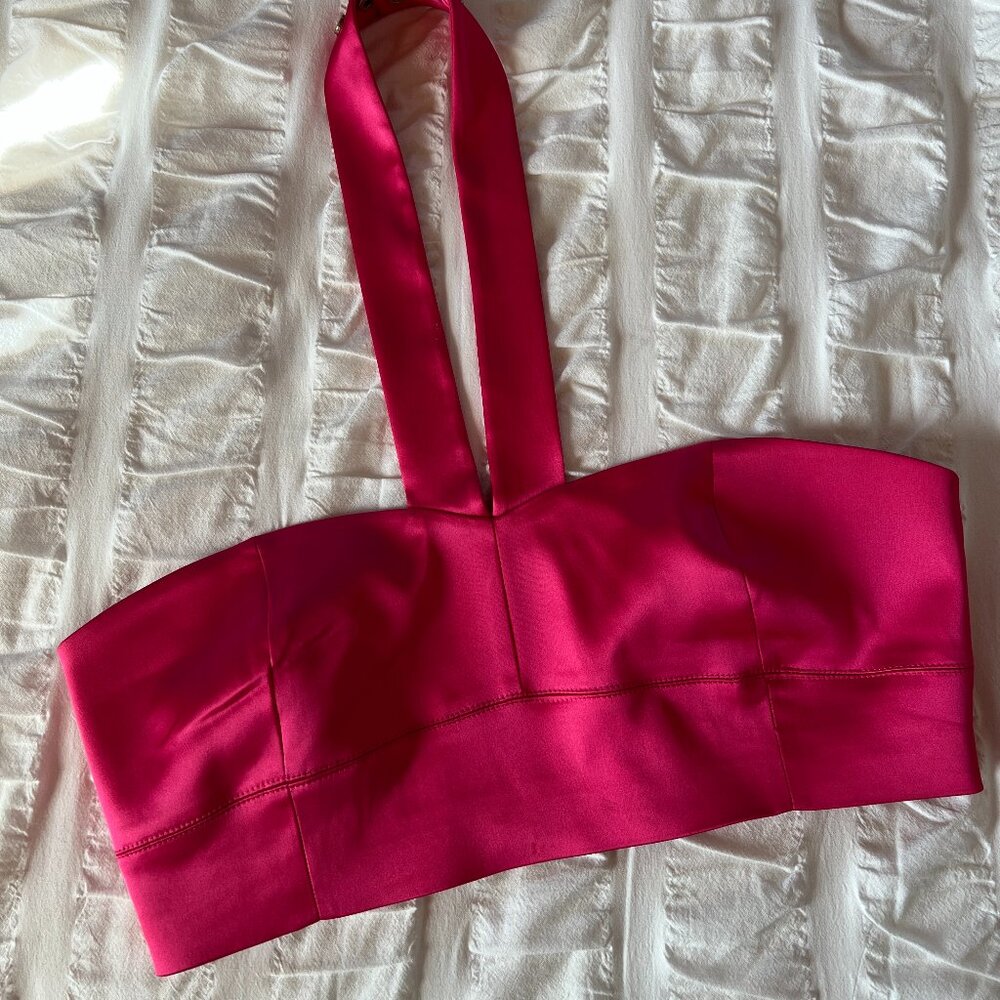 Karen Millen Pink Halter Top, Size 10